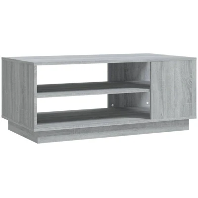 Image of Coffee Table Grey Sonoma 102x55x43 cm Engineered Wood