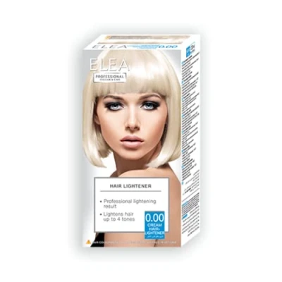 Image of ELEA PROFESSIONAL PERMANENT HAIR COLOR CREAM 0.00 LIGHTENER WITH OIL CARE COMPLEX