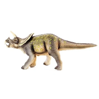 Image of Keycraft Soft Stuffed Triceratops Ultra Realistic Dinosaur Toy Figure 65cm