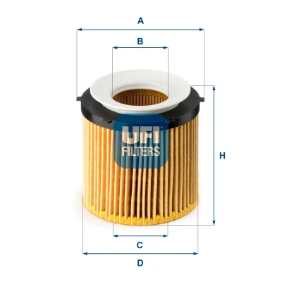 Image of 11427618461, 11427634291 Oil Filter UFI 25.179.00 Insert BMW: 5 Saloon, 3 Touring