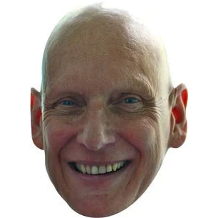 Image of FoxyPrinting Duncan Goodhew Sports Celebrity Cardboard Party Face Mask Fancy Dress