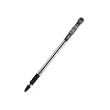 Image of CELL BALLPOINT Pens, BLACK, 0.5mm Fine Point, Pack of 20, FineGripX Ball Smooth Writing, Rubber Grip, FINEBLA20, Value Pack, ZOFAX Black Pen