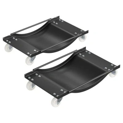 Image of Car Wheel Dolly 2 piece Set Van Vehicle Positioning Trolley 900 kg/pair