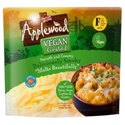 Image of Applewood Vegan Grated Smoky Cheese Alternative 200gr x 5 Pack