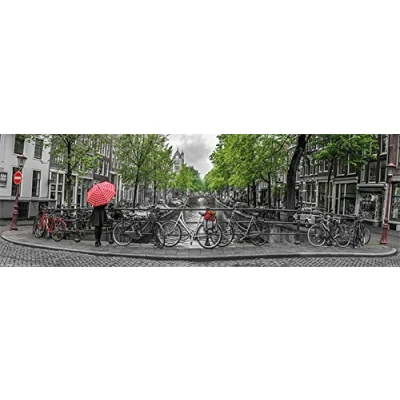 Image of Pyramid International Amsterdam Slim Poster, Paper, Multi Colour, 30 x 91.5 cm