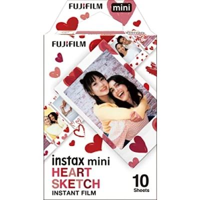 Image of Instax Mini Heart Sketch Film 10 shot