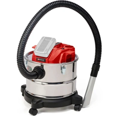 Image of Einhell Power X Change 18V Cordless Ash Vacuum Cleaner For Wood Burner 100mbar Suction Power, 15L Container, Filter Cleaning System TE AV 18/15 Li C Solo (Battery Not Included)