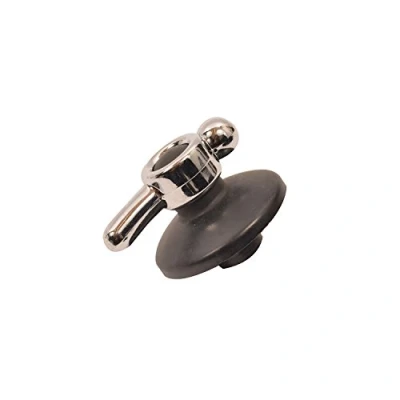 Image of Indesit Cooker Black/Chrome Hob Control Knob. Genuine Part Number C00230179