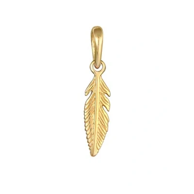 Image of Elli Pendants Ladies Charm Feather Boho Look Festival Trend Blogger in 925 sterling silver