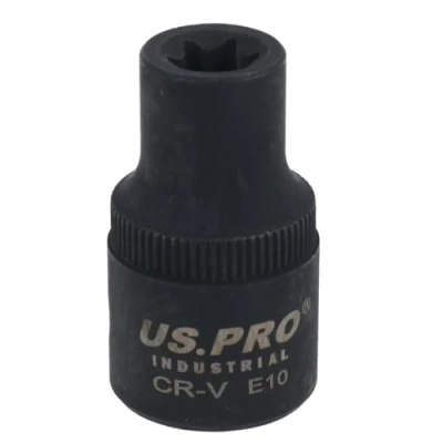 Image of E10 Female Impacted Impact Torx Star E Socket 1/2in Drive Shallow