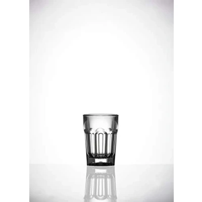 Image of Virtually Unbreakable Polycarbonate Shot Glass Elite Remedy 25ml Pack of 6