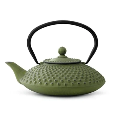 Image of Bredemeijer G002GR Teapot Cast Iron Xilin 1,25L Green