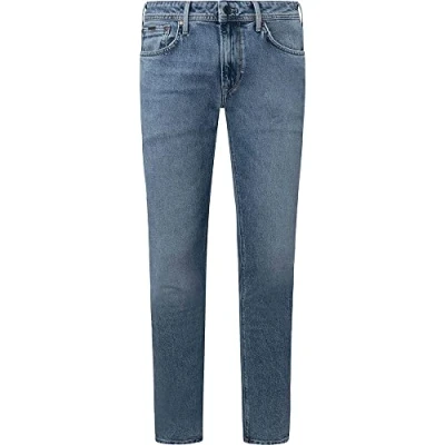 Image of Pepe Jeans Men&#039;s Stanley Jeans, Blue (Denim MG3), 28W / 32L
