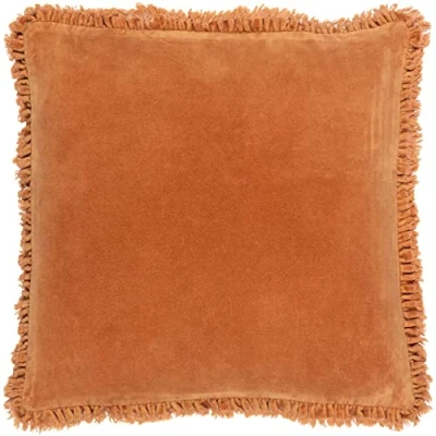 Image of Yard Bertie Polyester Filled Cushion, Rust, Square