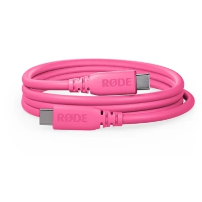 Image of RØDE SC27 SuperSpeed USB C to Cable for Fast Data Transfer up 5Gbps and 60W Power Supply (2m, Pink)
