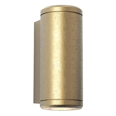 Image of Jura Twin 2 Light Outdoor Up Down Coastal Wall Solid Brass IP44, GU10