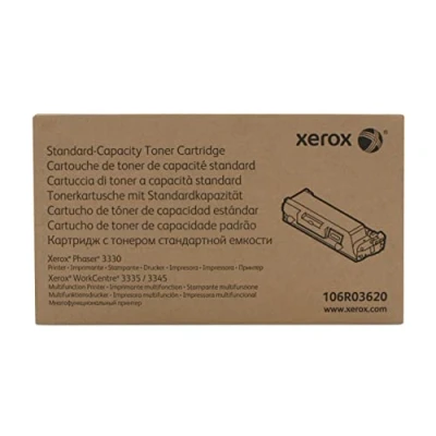 Image of Xerox Genuine Phaser 3330 / Workcentre 3335 3345 Black Standard Capacity Toner Cartridge (2,600 Pages) 106R03620