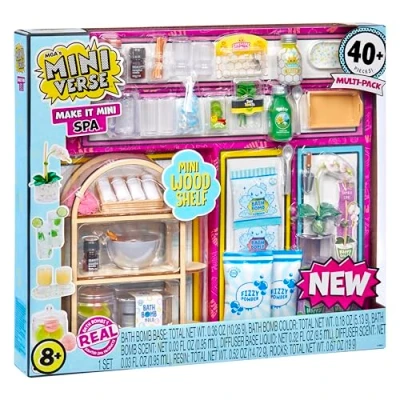 Image of MGA&#039;s Miniverse Make It Mini Spa Multipack Target Exclusive, Collectibles, DIY, Really Works, Real Products, NOT Edible, Collectors, 8+