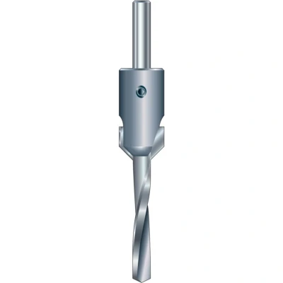 Image of Trend HSS Adjustable 5/8 Inch Countersink with 3/16 Drill for Drilling &amp; Countersinking, Hex Key Included, 6200/8HSS