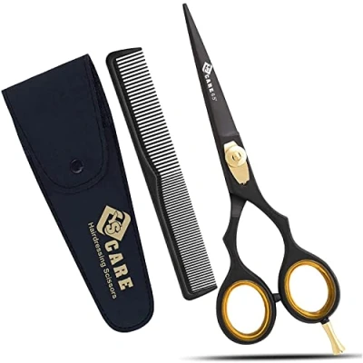 Image of YSCARE Hairdressing Barber Hair Scissor for Professional Hairdressers Barbers Stainless Steel Cutting Shears Salon Barbers, Men, Women, Children and Adults (5.5&quot;)