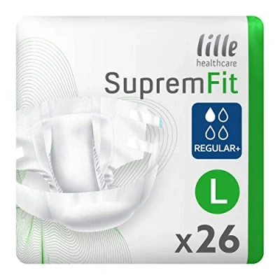 Image of LILLE Suprem Fit All in One Briefs, Pack of 20, Regular +, Large,