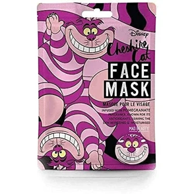 Image of MAD BEAUTY Disney Animal Face Mask Set 4 pack Tigger, Cheshire Cat, Thumper, Patch Honey, Pomegranate, Strawberry, Coconut