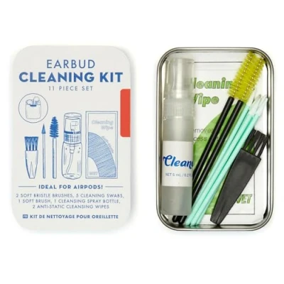 Image of Earbud Cleaning Kit Gift in a Tin Mini Cracker Filler