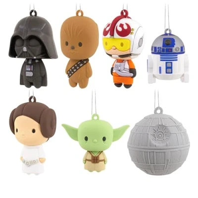Image of Hallmark Star Wars Set 1 Mystery Christmas Ornaments, of 2, Shatterproof