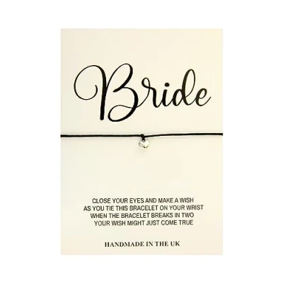 Image of Lucor Bride Gift Heart Wish String Bracelet Team Hen Party Favours for to be