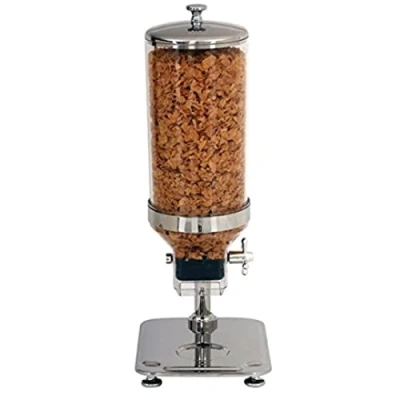 Image of Genware NEV CD85 Cereal Dispenser, Stainless Steel, 8.5 L