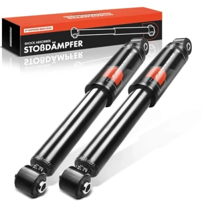 Image of Frankberg 2x Shock absorber Gas pressure Rear axle Compatible with Panda 169 1.1L 1.3L 2003 2015 Box/Hatchback 2004 2012 Replace# 50706065