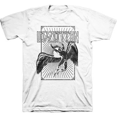 Image of Led Zeppelin Icarus Burst Official Tee T Shirt Mens Unisex (Medium) White