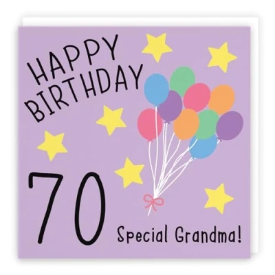 Image of Hunts England Grandma 70th Birthday Card Happy 70 Special Original Collection