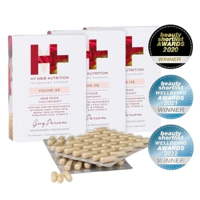 Image of My Hair Doctor Volume ISE Biotin Growth Supplements 180 Capsules. Vitamins For And Loss, With &amp; Zinc. Tablets Growth, Pack of 180, 3 Month Supply