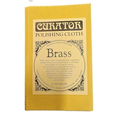 Image of Professional Brass Polishing Impregnated Cotton Cloth 44cm x 31cm