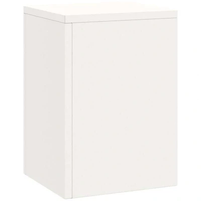 Image of vidaXL Outdoor Plant Stands Pillar 3 pcs White Steel
