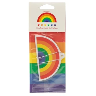 Image of Puckator Strawberry Somewhere Rainbow Air Freshener Diffuser Room Fragrance Fresheners For Home Bathroom Small Aroma Mist Scent Diffusers Odour Neutraliser Cigarette Smoke Remover