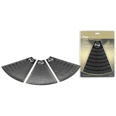 Image of STAGG CGC 03 BK Gel Control Pads for 5 20 Inch Cymbals, Pack of 3