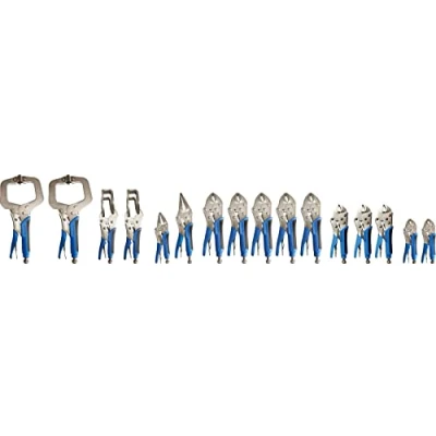 Image of BRILLIANT TOOLS BT065016 Locking Pliers Set 16 Pieces [Powered by KS Tools]