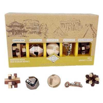 Image of True Genius Curated Collection Wooden Puzzles
