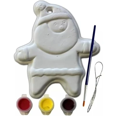 Image of ORBITRON Christmas Paint Your Own Tree Decoration &amp; Reindeer or Santa (Santa)