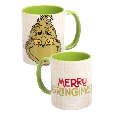 Image of The Grinch Mug Merry Grinchmas Coffee Ceramic White 320 ml