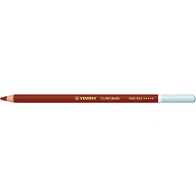 Image of STABILO Chalk Pastel Pencil CarbOthello Pack of 1 English Deep Red