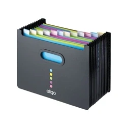 Image of Snopake Eligo Desk Organiser Expanding Polypropylene 13 Part 15174