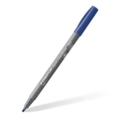 Image of STAEDTLER 375 36 Pigment Arts Calligraphy Pen Indigo (Box of 10)