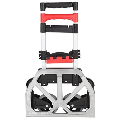 Image of DURATOOL D03178 Folding Sack Truck with Basket Catcher System, 68kg