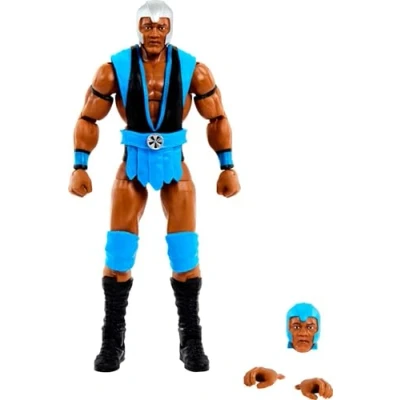 Image of WWE Farooq Asad Elite Collection Action Figure, Deluxe Articulation &amp; Life Like Detail with Iconic Accessories, 6 Inch
