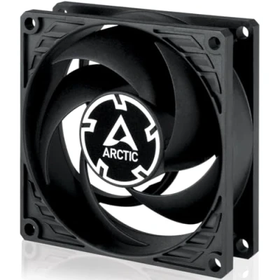 Image of ARCTIC P8 Max PC fan, 80mm case High performance 80 mm Server PWM controlled 500 5000 rpm, Optimised for static pressure, 0dB mode, Fluid Dynamic Bearing Black
