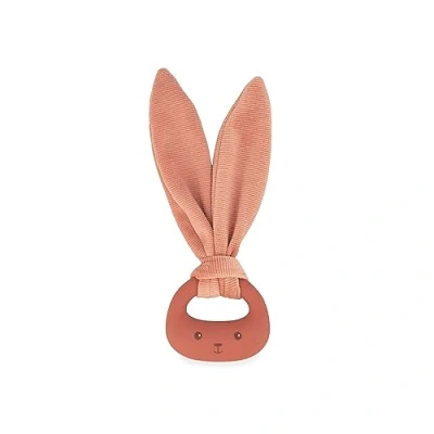 Image of Kaloo Lapinoo Baby’s Teething Ring Terracotta Colour Rabbit PVC and BPA Free Double Texture Baby Accessory 0 Months +, K218009