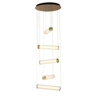 Image of Clamp Led 5 Light Drop Pendant